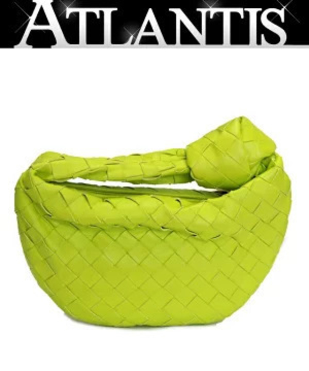 Bottega Veneta Jodie Handbag Leather Lime Green